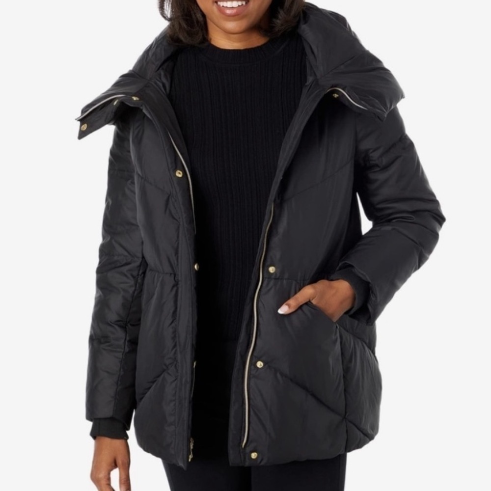 Cole Haan Essential Down Cocoon Jacket NEW WITH TAGS - Picture 2 of 11